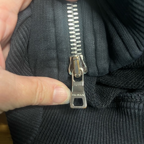 GUC Balmain Black Graphic Hoodie. Size S - Picture 11 of 16